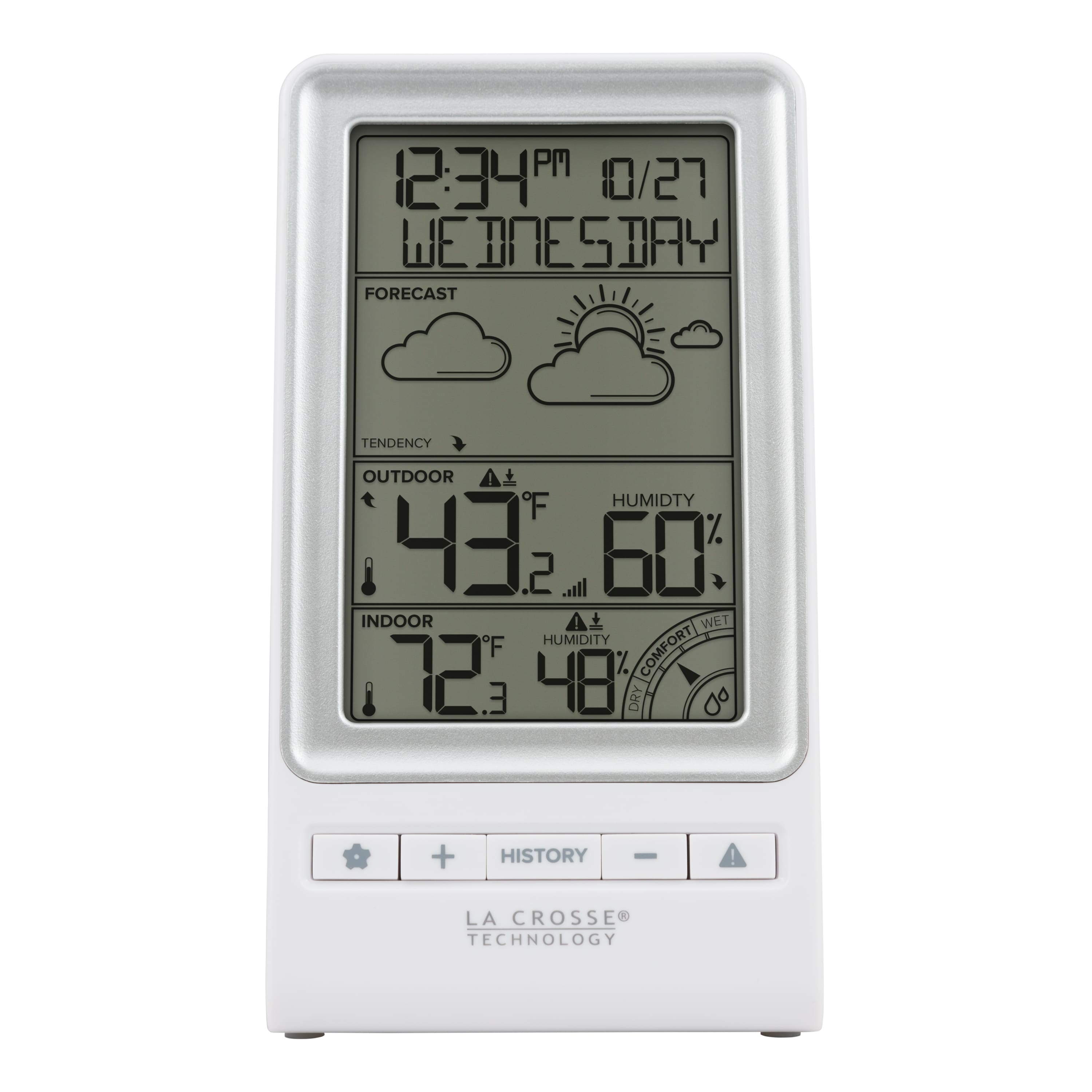 La Crosse Technology - Wireless Digital Forecast Station - White