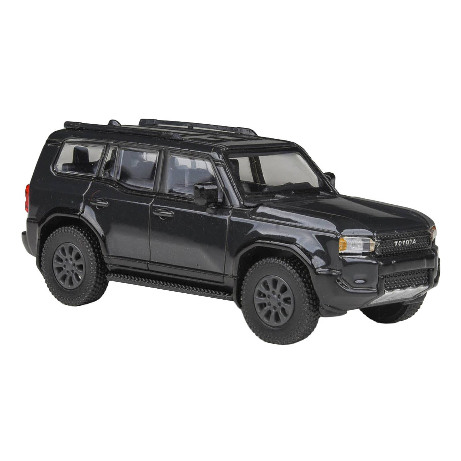 Alt View 2. Paragon - 2025 Toyota Land Cruiser 250 "Underground" Black 1/64 Diecast Model Car by Paragon Models.
