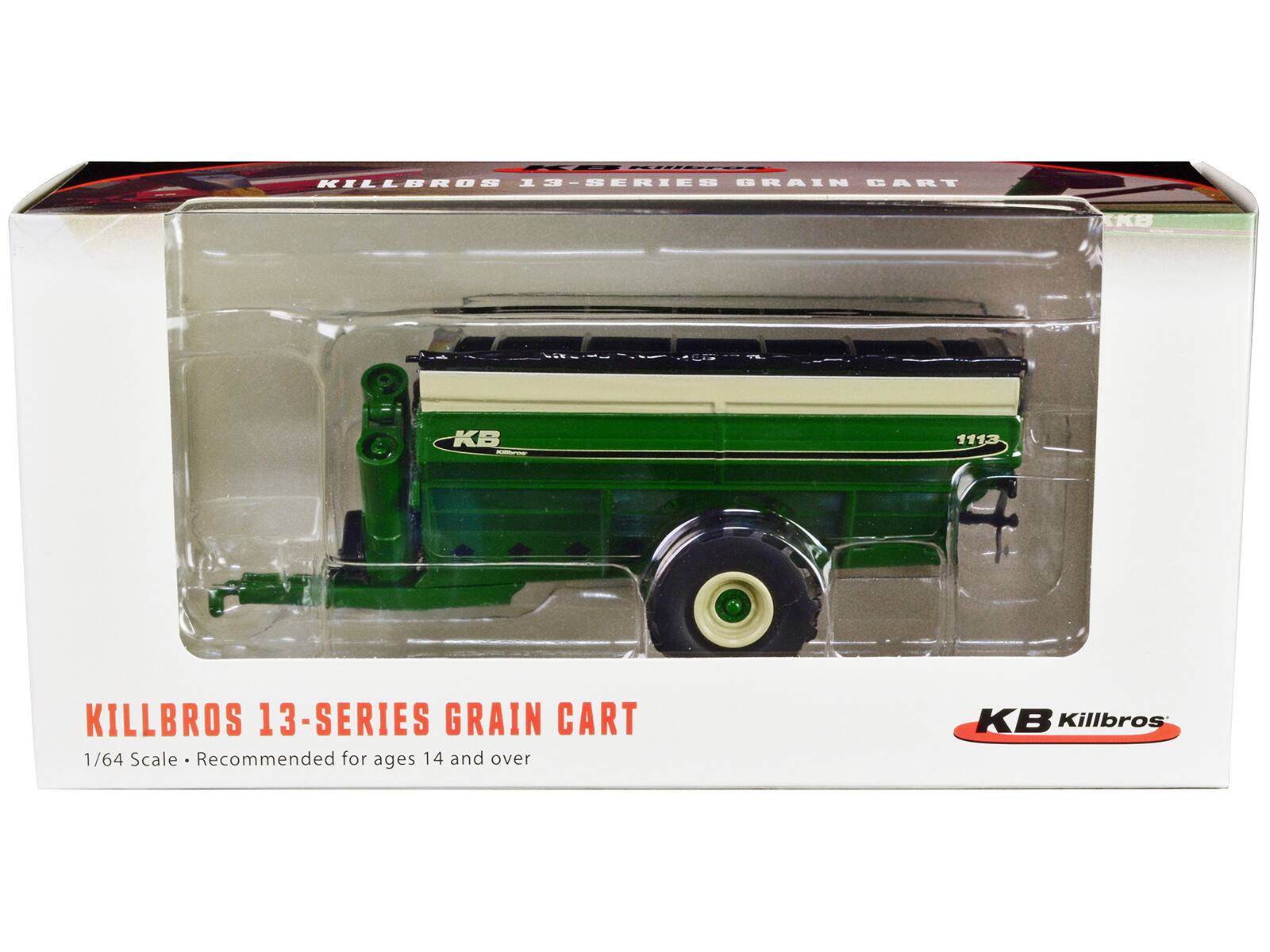 KILLBROS 13-SERIES GRAIN CART  
KB  
KB -  
1113  
KILLBROS 13-SERIES GRAIN CART 1/64 Scale . Recommended for ages 14 and over  
KB Killbros