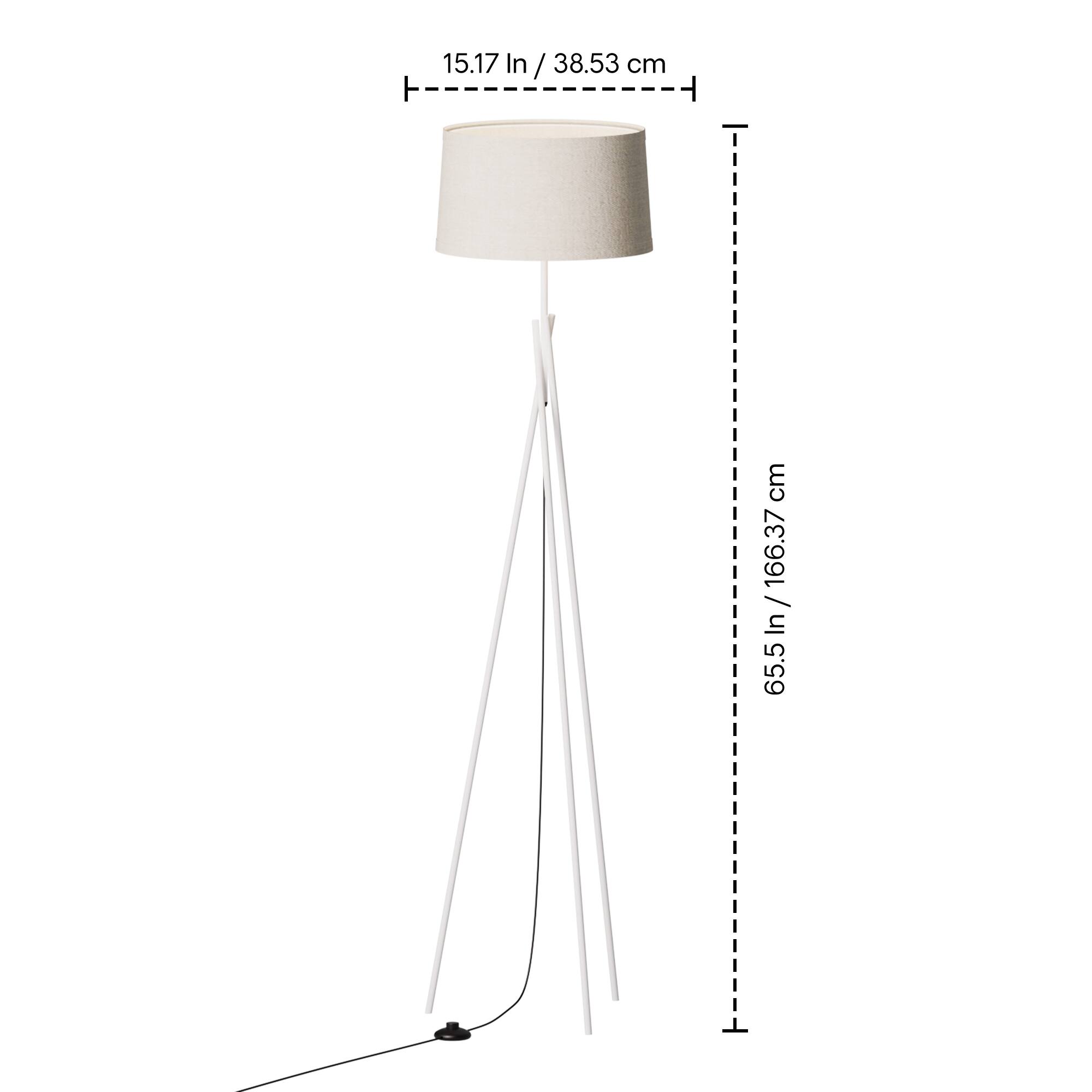 15.17 In / 38.53 cm  
65.5 In / 166.37 cm