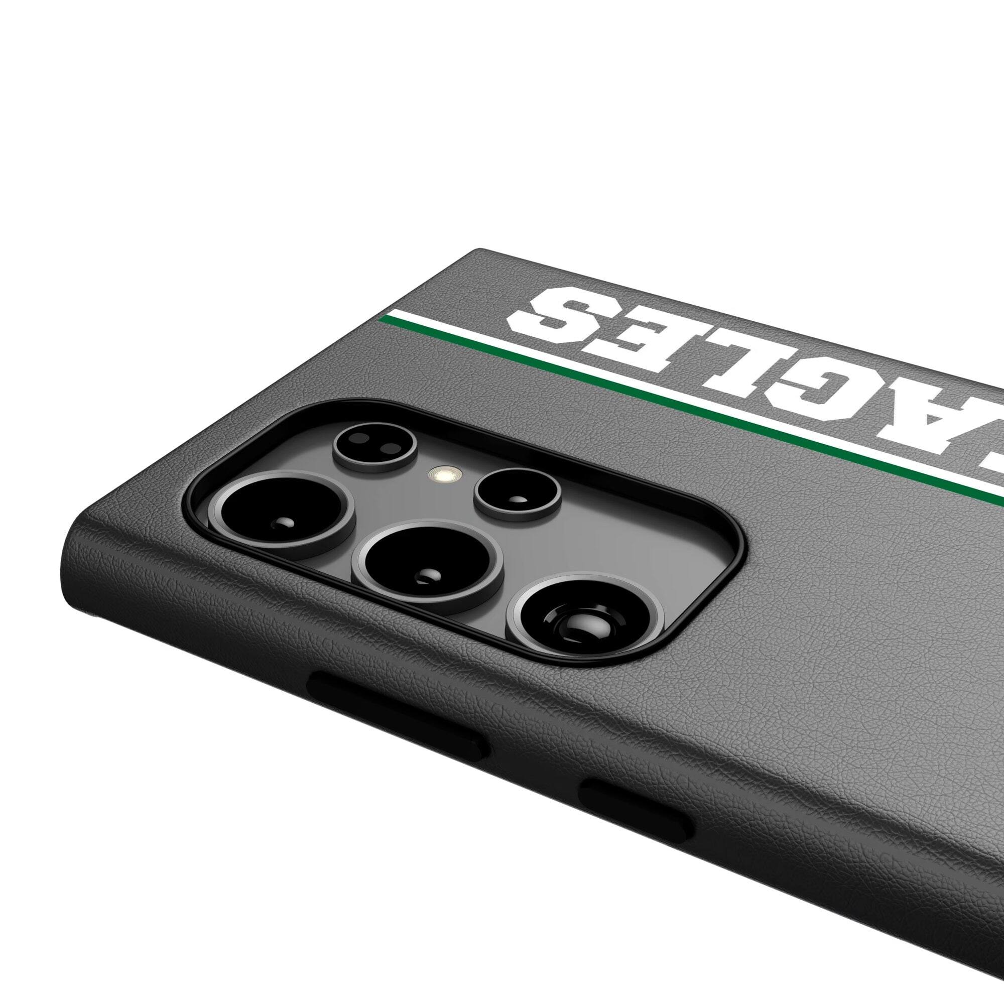Alt View 2. Keyscaper - Philadelphia Eagles Galaxy Magnetic Bump Case - S25 Ultra - Black.