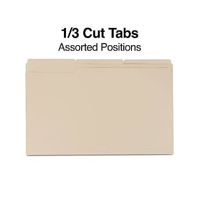 1/3 Cut Tabs  
Assorted Positions