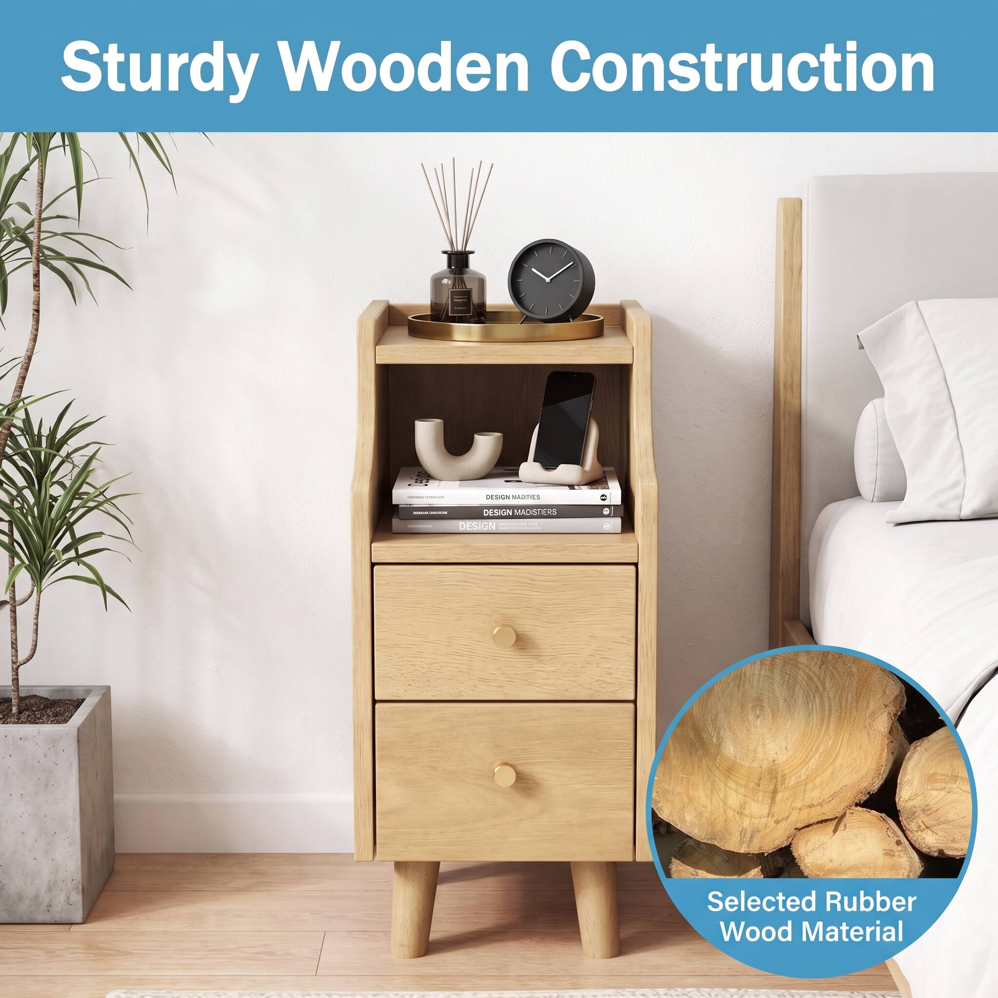 Sturdy Wooden Construction

DESIGN MARRIES DESIGN MADISTERS DESIGN

Selected Rubber Wood Material