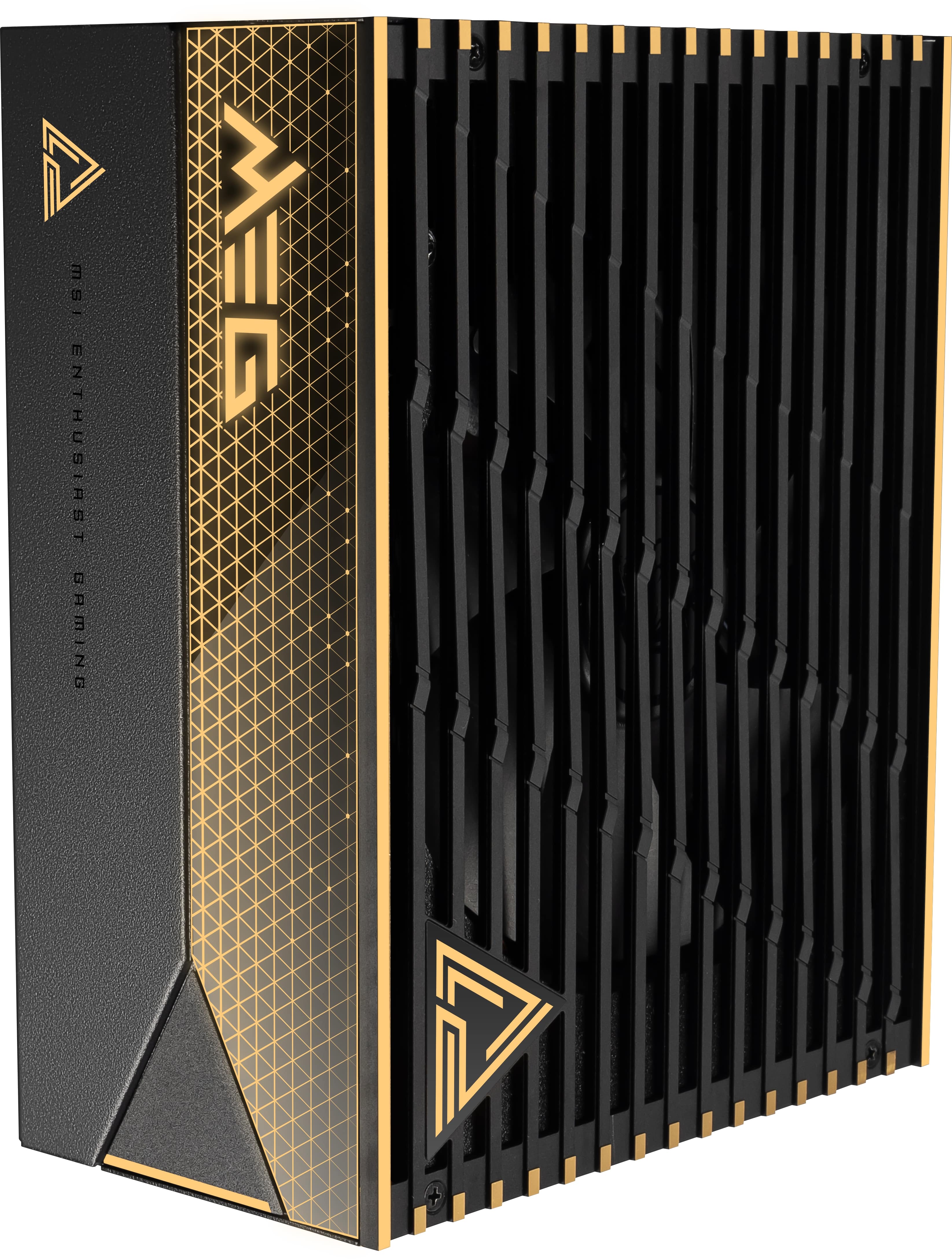 The text on the image reads "MSI Enthusiast Gaming X".