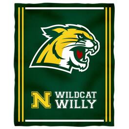 Vive La Fete - Northern Michigan Wildcats 36'' x 48'' Children's Mascot Plush Blanket - Multicolor