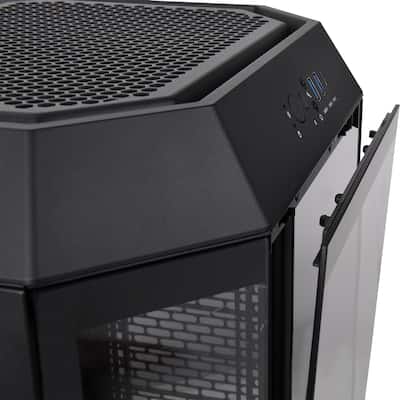 Thermaltake The Tower 300 Micro ATX PC Case Black CA-1Y4-00S1WN-00 Thermaltake The Tower 300 Micro ATX PC Case Black CA-1Y4-00S1WN-00