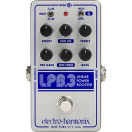 Harmonix - Linear Power Booster and EQ Pedal LPB-3 - Silver