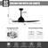 52 INCH CEILING FAN WITH LED LIGHTS
- 52" (Blade Length)
- 14.4" (Height)
- 4" & 10" (Blade Width)
Average Room Size: 12ft. x 12ft. to 18ft. x 18ft.
Flat and Sloped Ceiling: MAX 15°
Features:
- 6 Speeds
- 3-Colors Light
- Energy Efficiency
- Remote Control
- Reversible