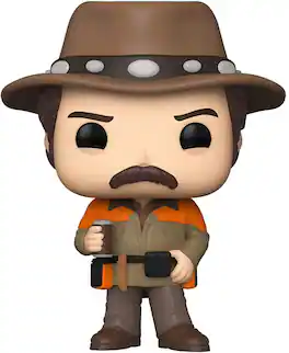 Parks anmd Recreation Funko POP Vinyl Figure | Hunter Ron - Brown