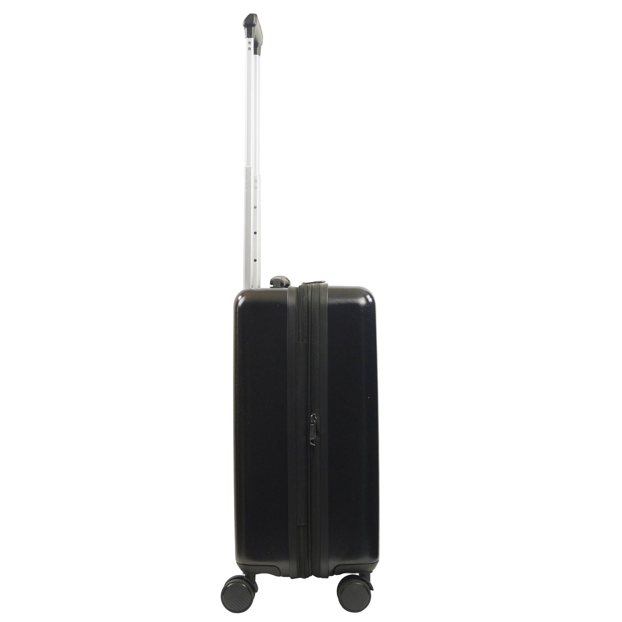 Left. Ful - Rick and Morty 22.5" Carry-On Luggage - BLACK.