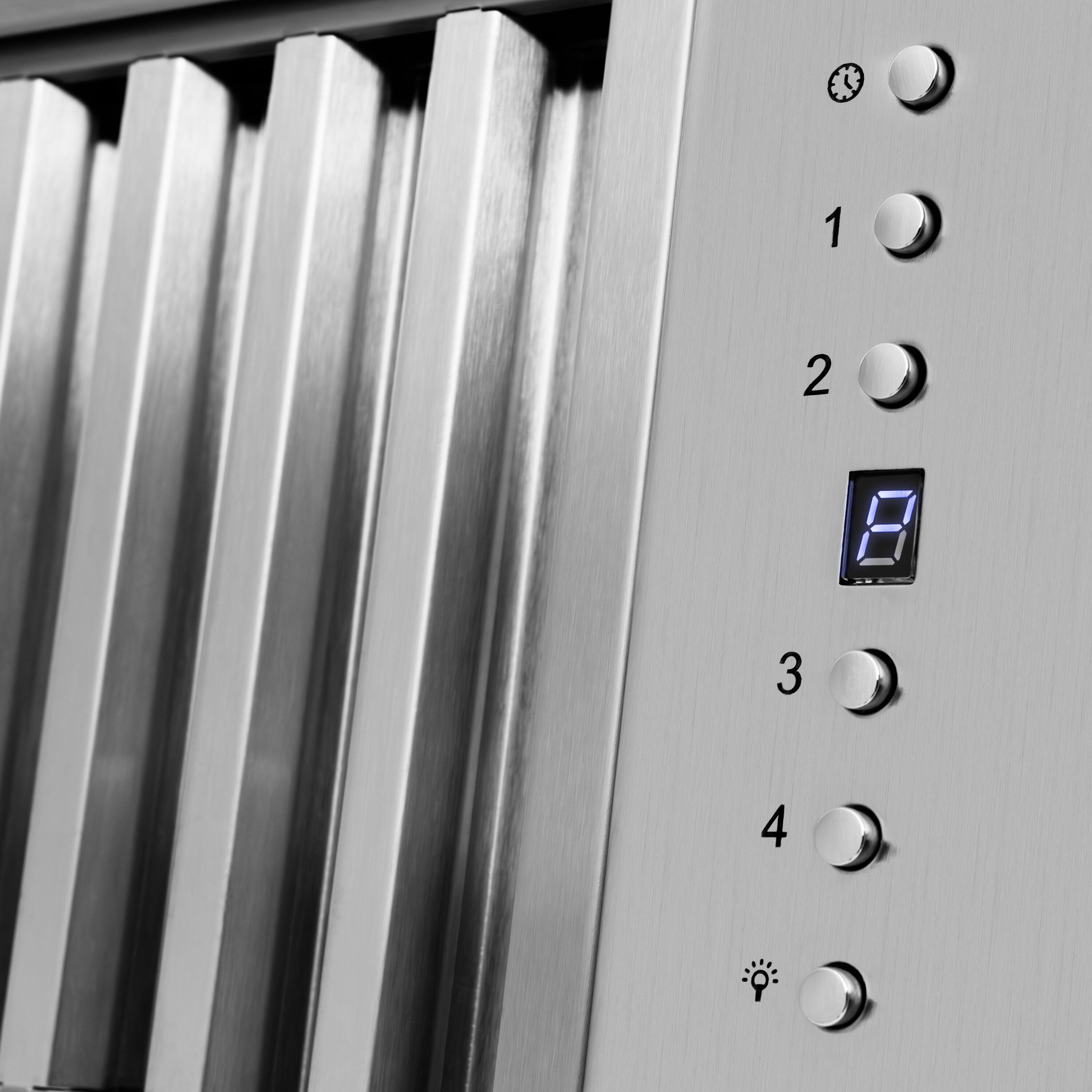 Alt View 2. ZLINE - ZLINE 36 in. Wooden Wall Mount Range Hood in Rustic Shiplap Black Finish with Stainless Steel Accents (365CC-36) - Black.