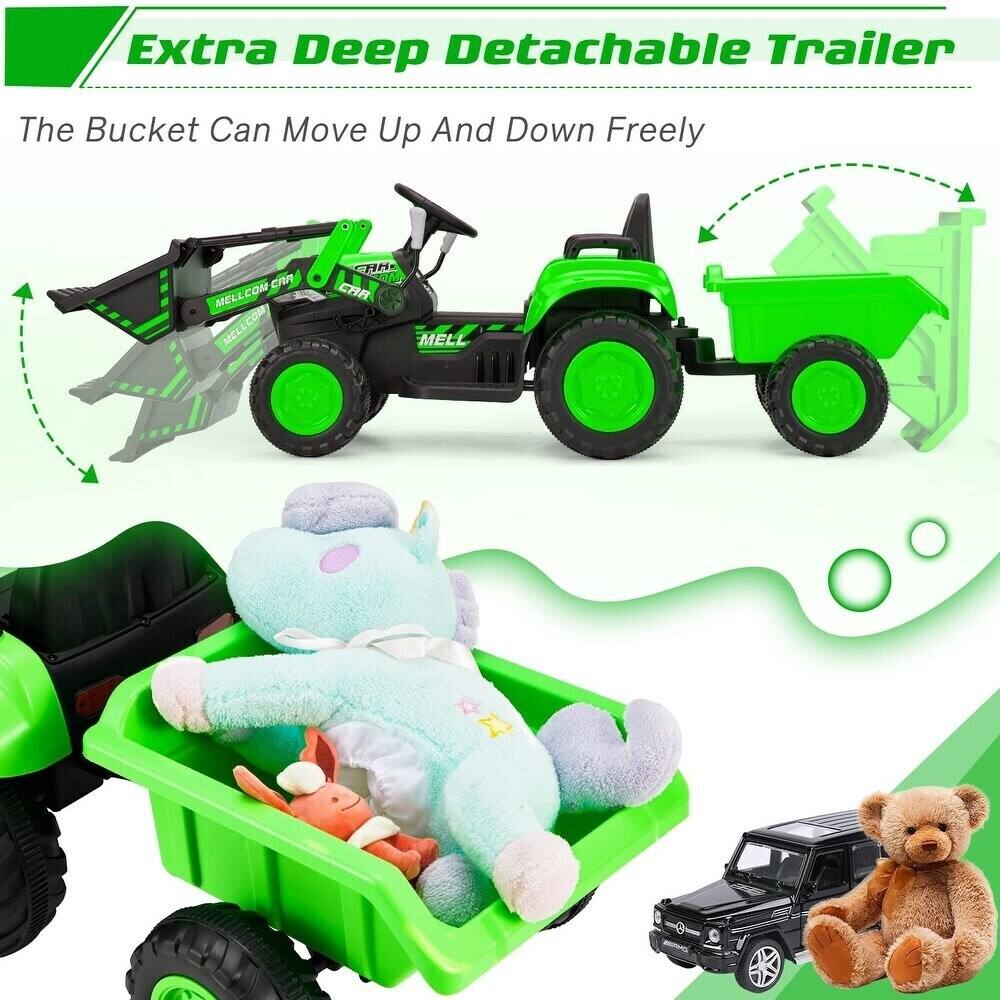 Extra Deep Detachable Trailer  
The Bucket Can Move Up And Down Freely  

MELLCOM  
MELLCOM CAR  
MELL