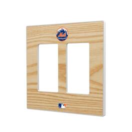 Keyscaper - Baseball Bat Design Double Rocker Light Switch Plate - Multicolor
