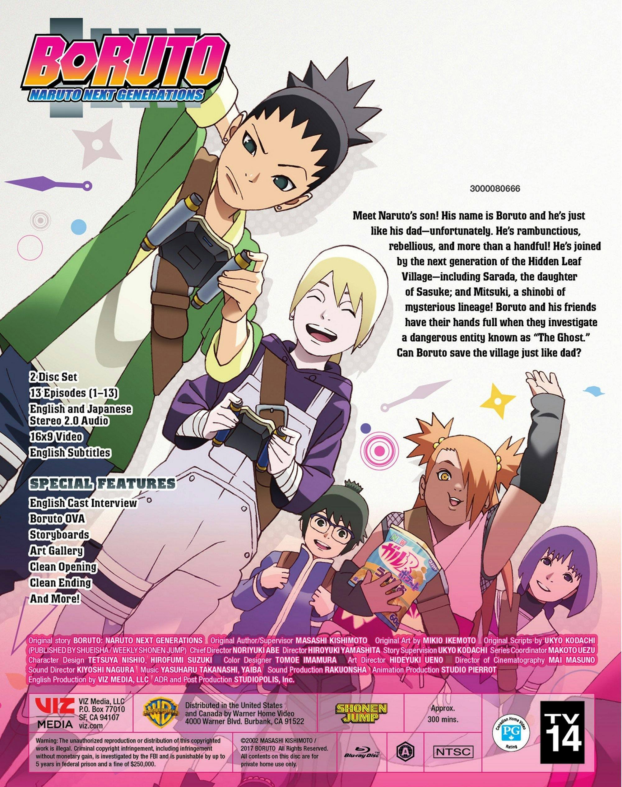 Back. Boruto: Naruto Next Generations Set 1 (Blu-ray Set) [Blu-ray].