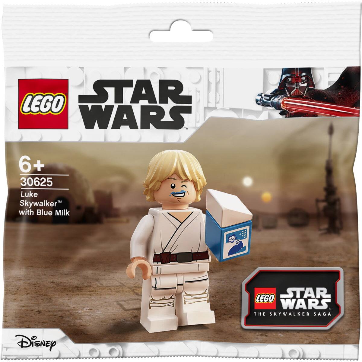 LEGO STAR WARS M 6+ 30625 Luke Skywalker with Blue Milk LEGO STAR WARS THE SKYWALKER SAGA Disney