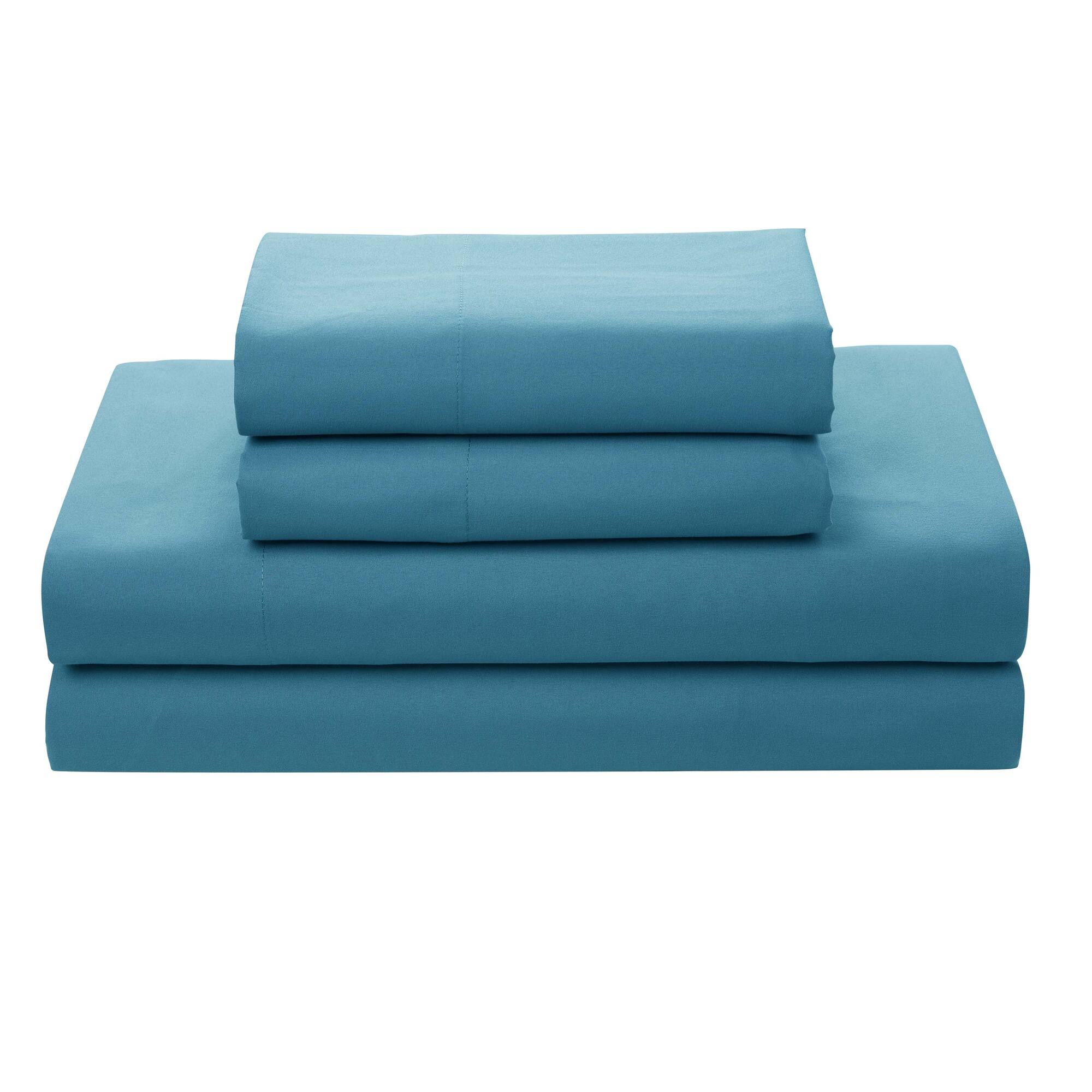 Back. Sweet Home Collection - 7 Piece Marino Bed in a Bag Printed Comforter & Sheet Set - King - Multicolored.