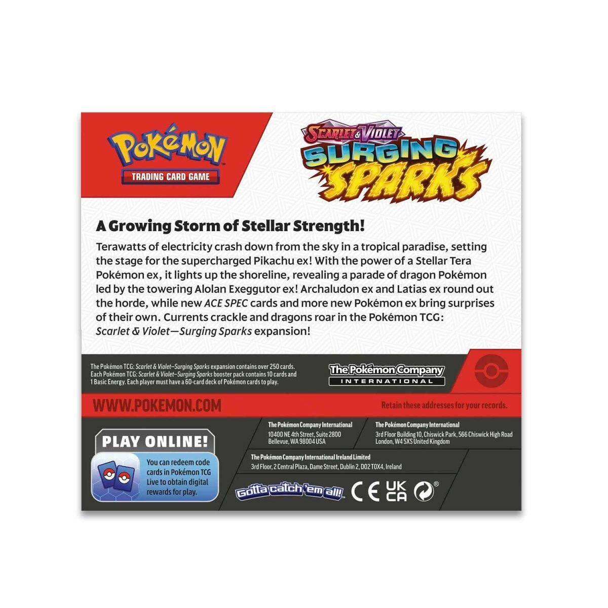 Pokémon Pokemon TCG: Scarlet & Violet Surging Sparks Booster Box
