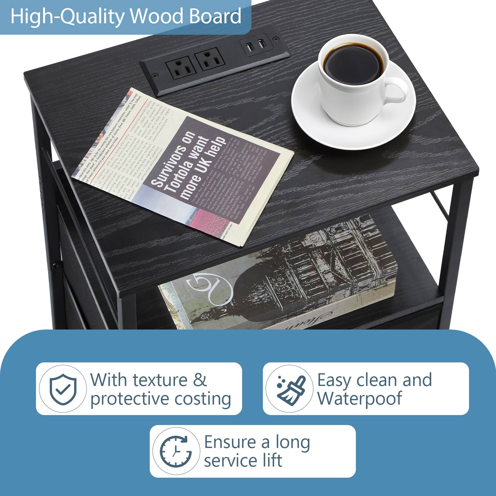 High-Quality Wood Board

Survivors on Tortola want more UK help

With texture & protective costing

Easy clean and Waterproof

Ensure a long service lift