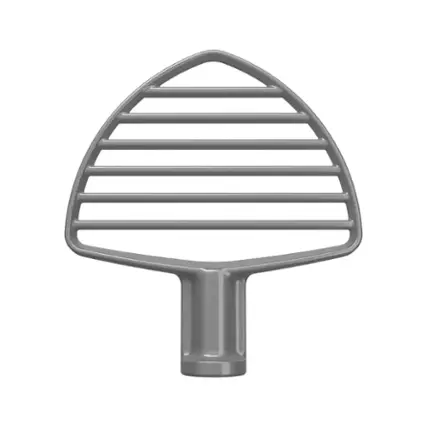 Front. KitchenAid - Pastry Beater for KitchenAid Bowl-Lift Stand Mixers - KSMPB7 - Silver.