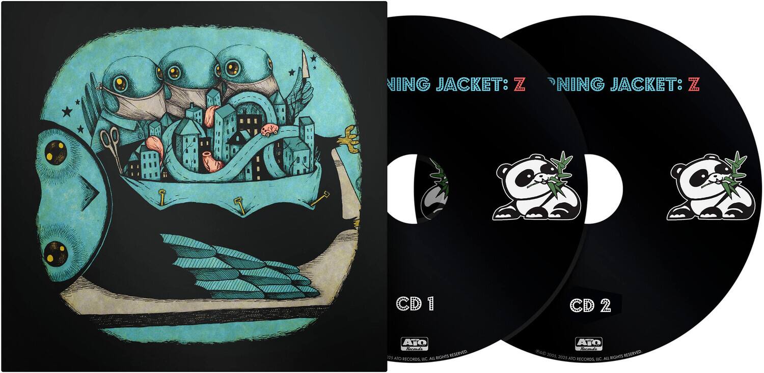 **Front Cover:**
- "NING JACKET: Z"
- "CD 1"
- "ATO RECORDS"
- "ALL RIGHTS RESERVED"

**Back Cover:**
- "NING JACKET: Z"
- "CD 2"
- "ATO RECORDS"
- "ALL RIGHTS RESERVED"

**Vinyl Labels:**
- "NING JACKET: Z"
- "CD 1"
- "ATO RECORDS"
- "ALL RIGHTS RESERVED"
- "2023 ATO RECORDS, LLC. ALL RIGHTS RESERVED"

- "NING JACKET: Z"
- "CD 2"
- "ATO RECORDS"
- "ALL RIGHTS RESERVED"
- "2023 ATO RECORDS, LLC. ALL RIGHTS RESERVED"