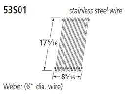 Music City Metals - MCM5053S0113 GRID, SS WIRE, 17.3125 X 8.1875
