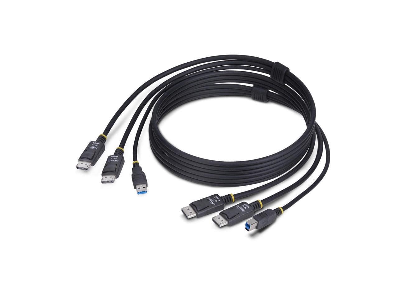 StarTech.com - StarTech 6ft Dual DisplayPort & USB 5Gbps KVM Cable, 4K 60Hz, DP 1.2 Combo for Dual-Monitor KVM Switches price history on PriceWatchPro