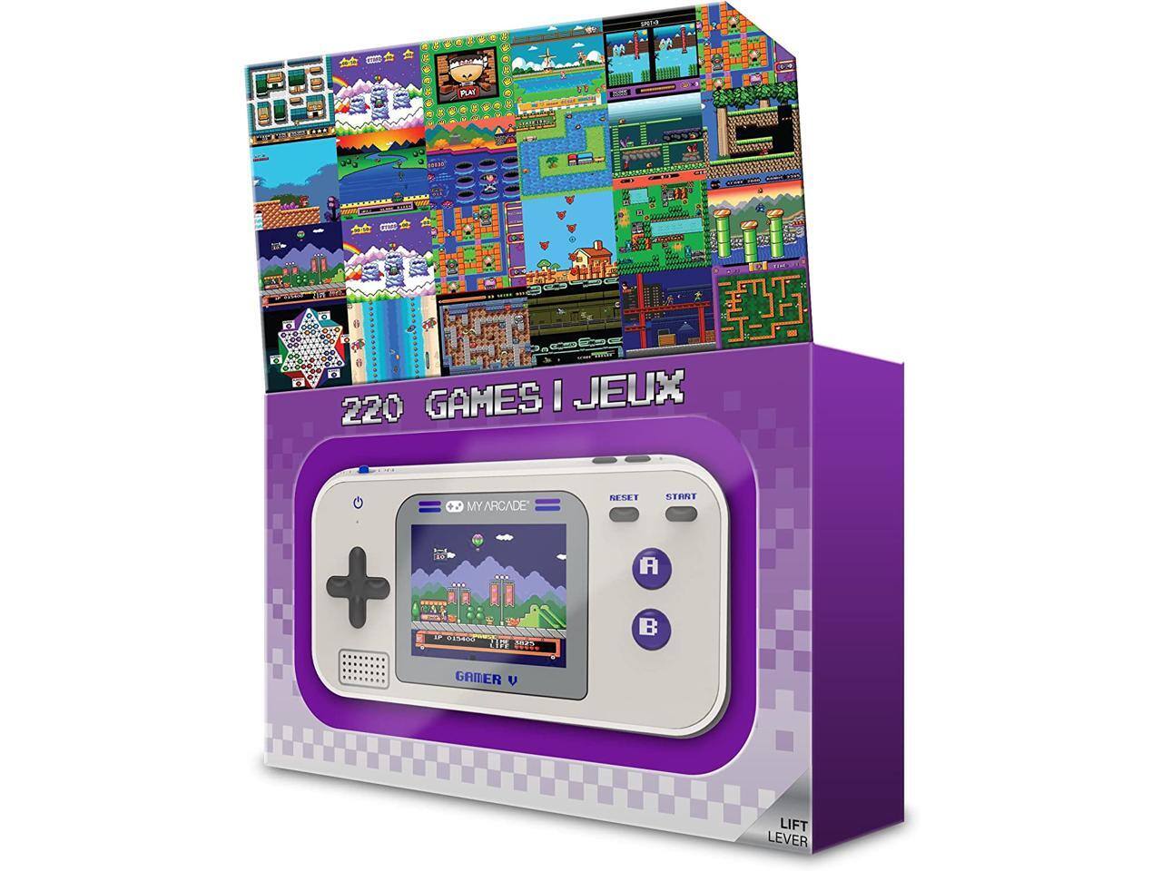 1N7-5 & PAC GE 220 GAMES | JEUX  
MY ARCADE T. 41540  
P 5 GAIDER V  
RESET START  
LIFT LEVER