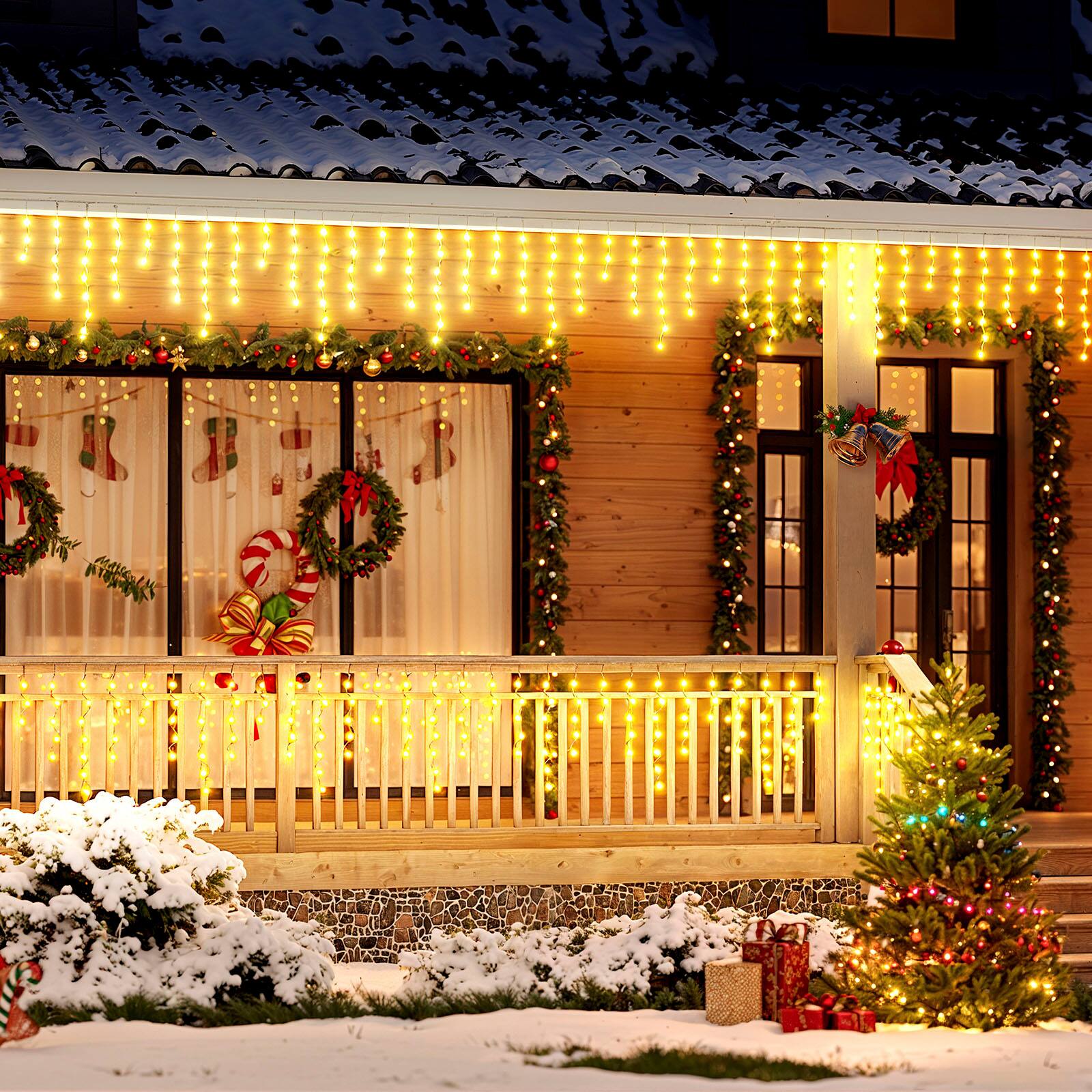 Alt View 24. Govee - RGBIC 32.8ft Icicle Lights - Multi.