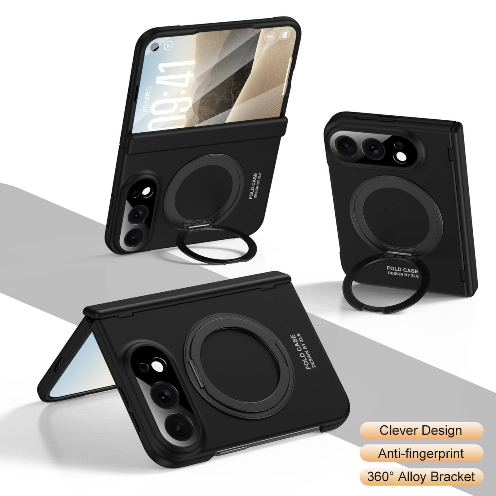 41 09:41

CABE 632 BY FOLD DESIGN

FOLD CASE DESIGN BY ZLS

CASE ZL8 BY DESIGN

Clever Design Anti-fingerprint 360° Alloy Bracket