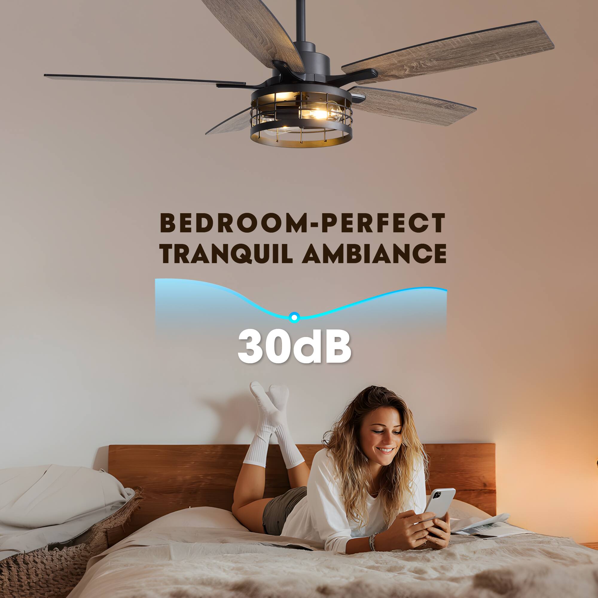 BEDROOM-PERFECT TRANQUIL AMBIANCE  
30dB