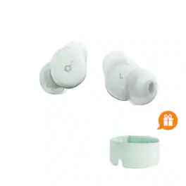 Soundcore - by Anker Sleep A30 Smart ANC Sleep Earbuds with Breescape Cooling Eye Mask - Set - Mist Green