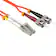 Server Racks With Fiber Coming In Sanoxy 1m LC/ST Duplex 50/125 Multimode OM2 Fiber Optic Cable Multi ...