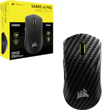 CORSAIR SABRE v2 PRO Wireless FPS CF Gaming Mouse Wireless Black CORSAIR SABRE v2 PRO Wireless FPS CF Gaming Mouse Wireless Black