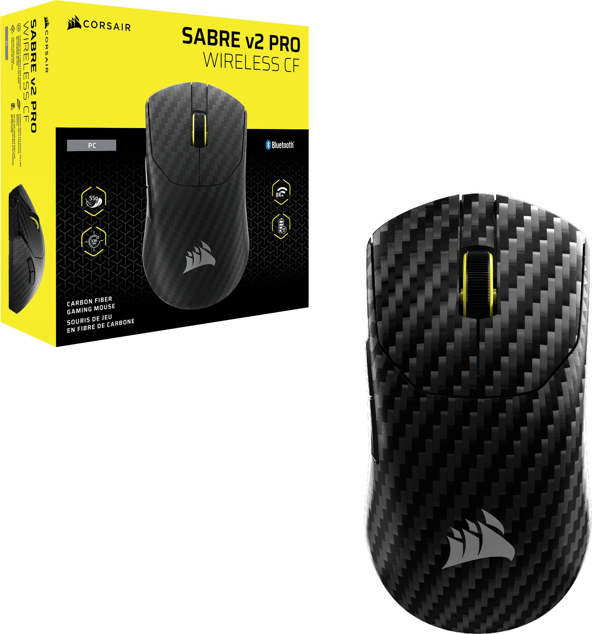 SABRE v2 PRO  
WIRELESS CF  
CORSAIR  
CARBON FIBER GAMING MOUSE  
SOURIS DE JEU EN FIBRE DE CARBONE  
Bluetooth  
PC