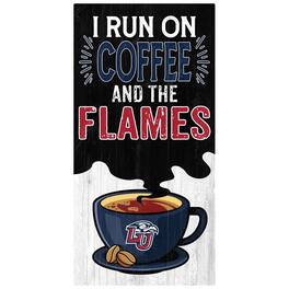 Fan Creations - Liberty Flames 6" x 12" Coffee Wall Art - Multicolor