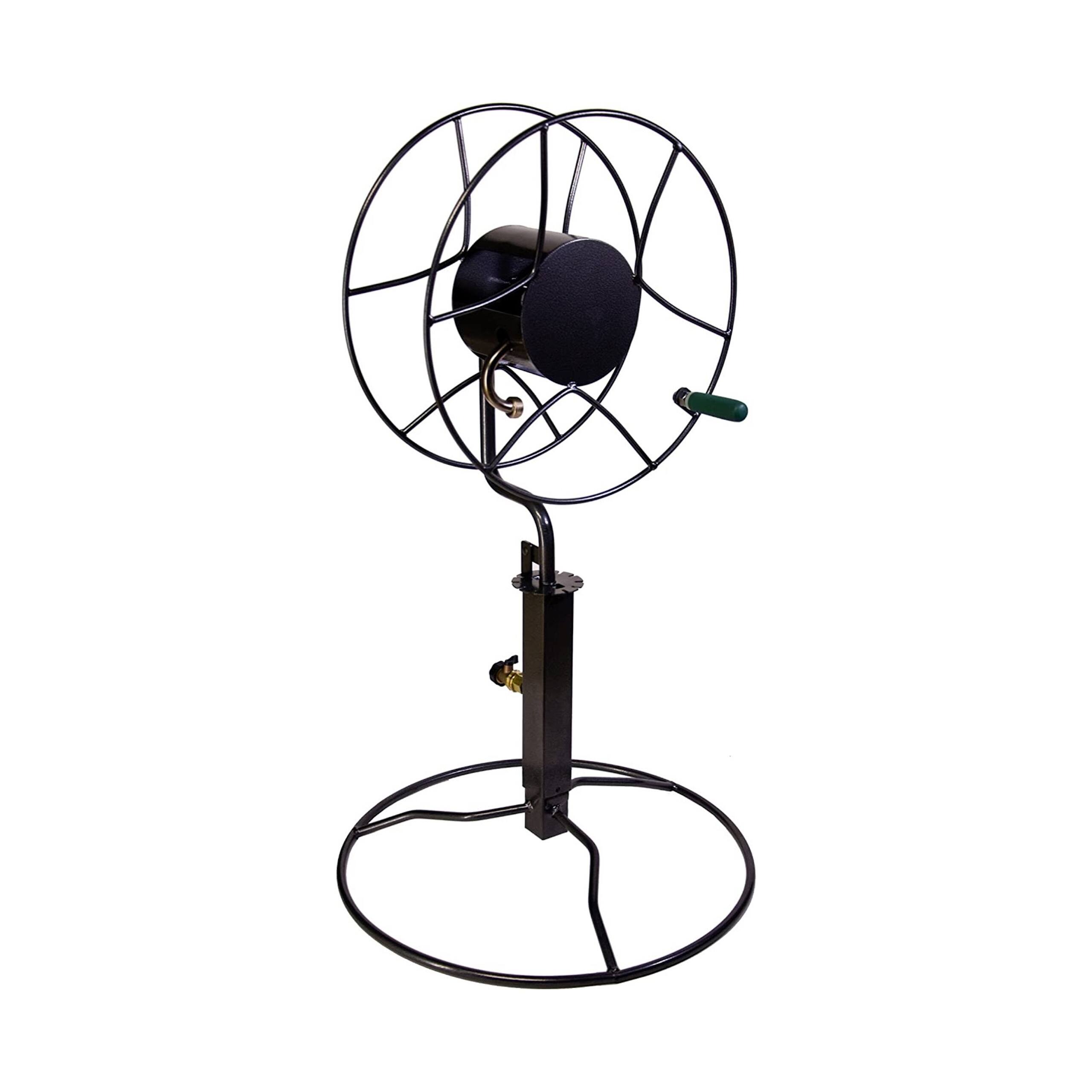 Yard Butler - Free-Standing Patio Swivel Hose Reel - 360 Degree Rotation, Holds 200 ft of Hose, Tip Resistant ISRPB-360