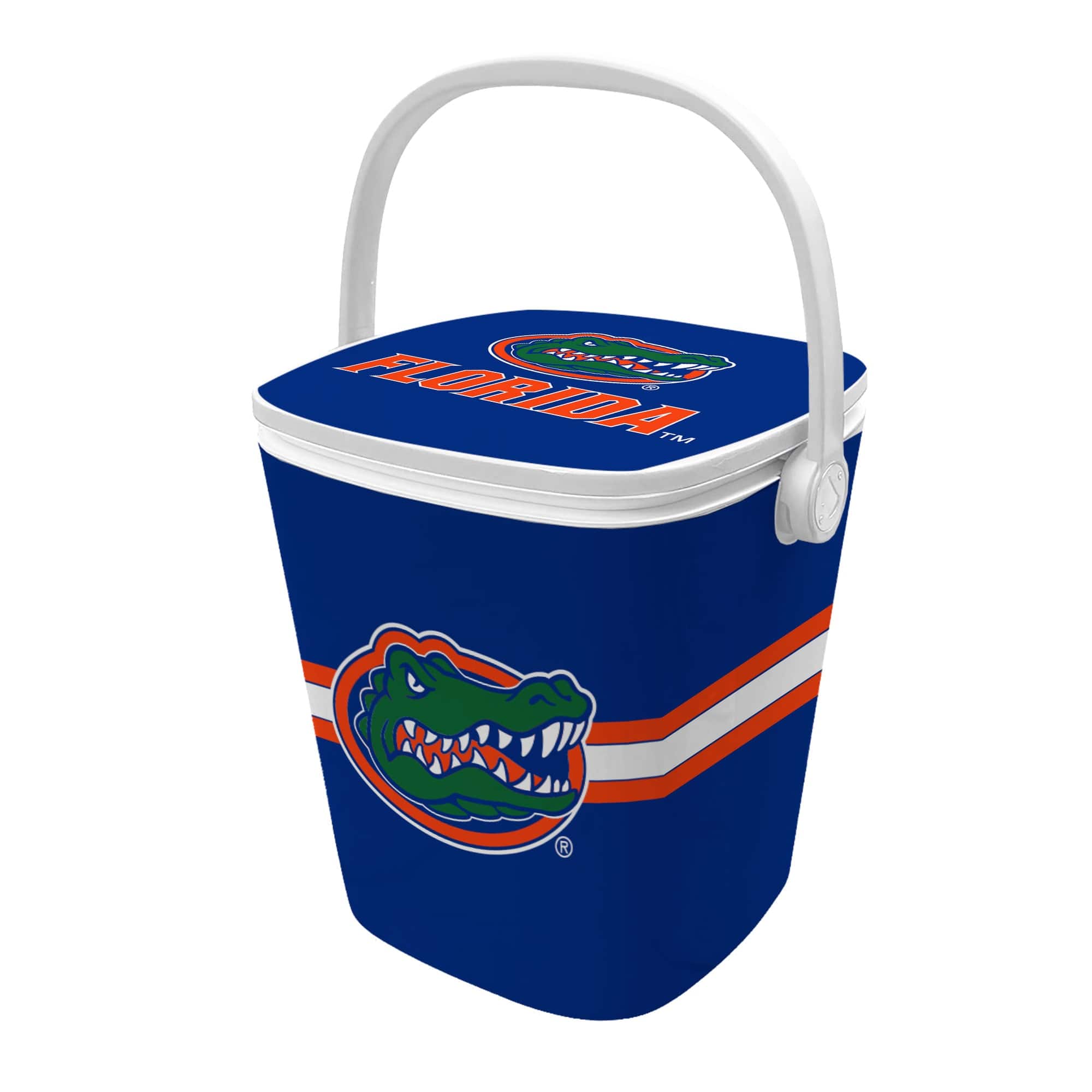 Indigo Falls - Florida Gators 16-Quart Mini Cool Bar Cooler - White