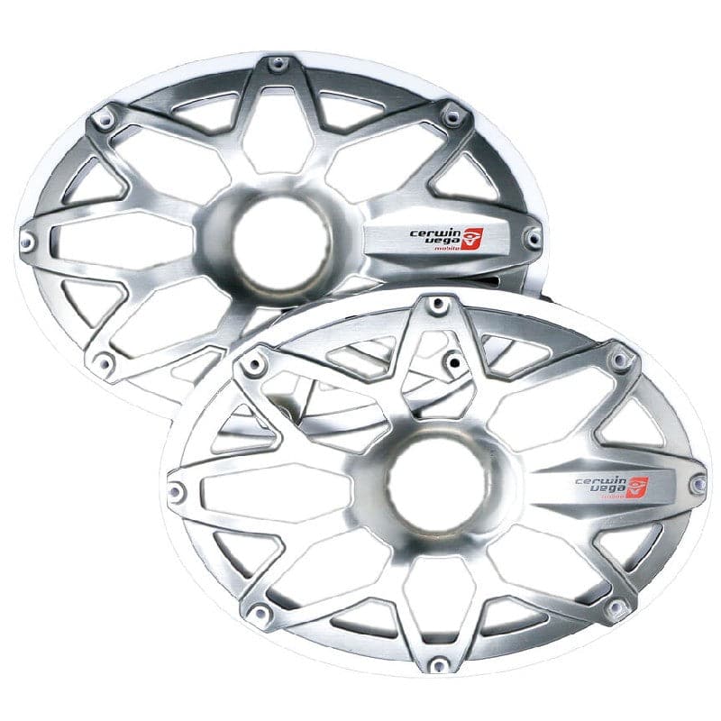 Cerwin Vega - 6″ x 9″ Flush Mount Speaker Grill (Pair) – - White