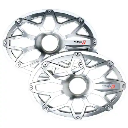 The text on the image is "cerwin vega." The corrected and grouped text from the provided text is:
Cerwin Vega U2go