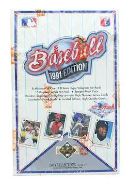 1991 Upper Deck Baseball High Series Find Hank Box - Blue