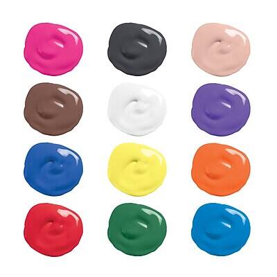 Alt View 2. Prang - Prang Washable Tempera Paint, Assorted Colors, 16 oz., 12/Pack (10796) - Assorted Colors.
