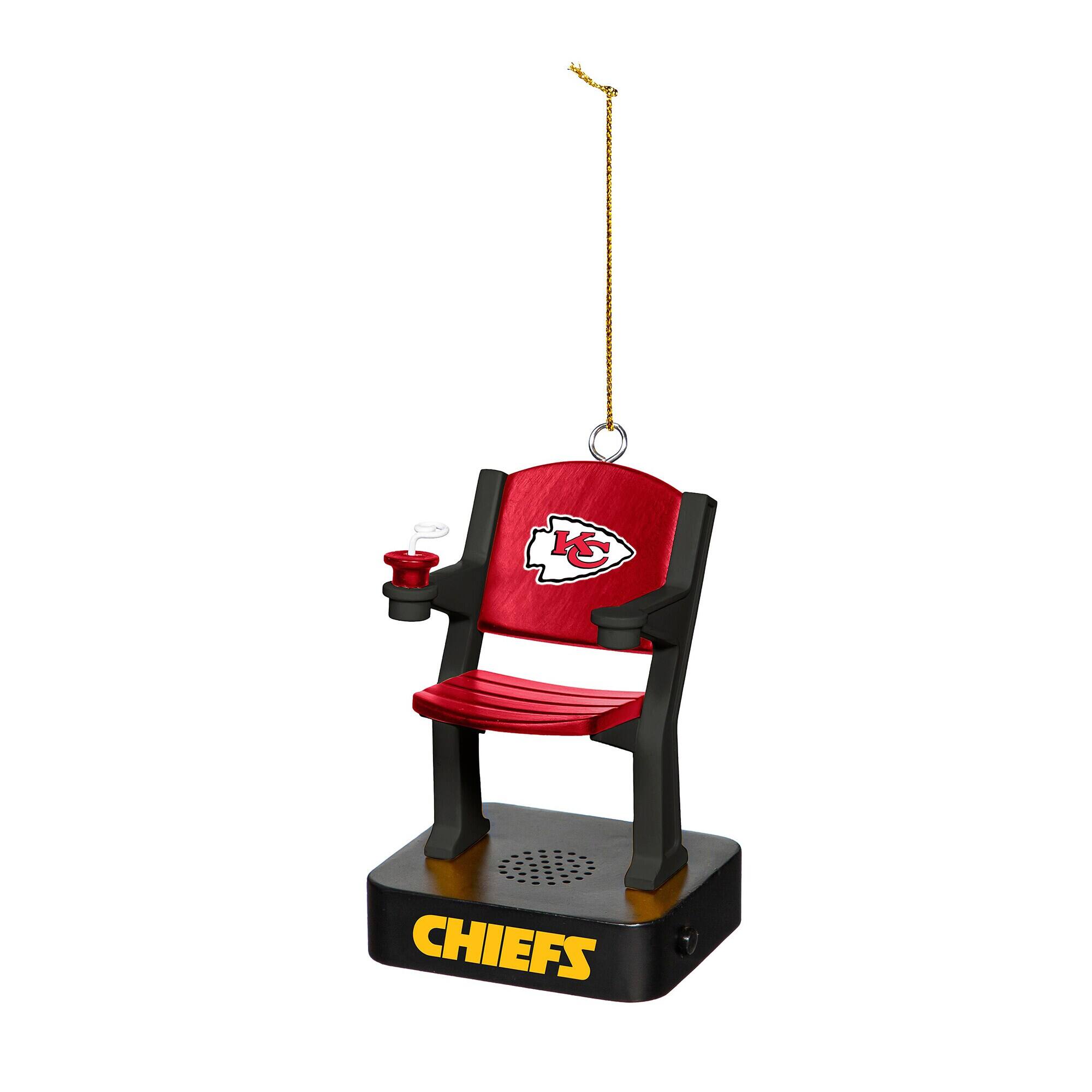Evergreen Enterprises - Kansas City Chiefs Stadium Seat Ornament with Sound - Multicolor