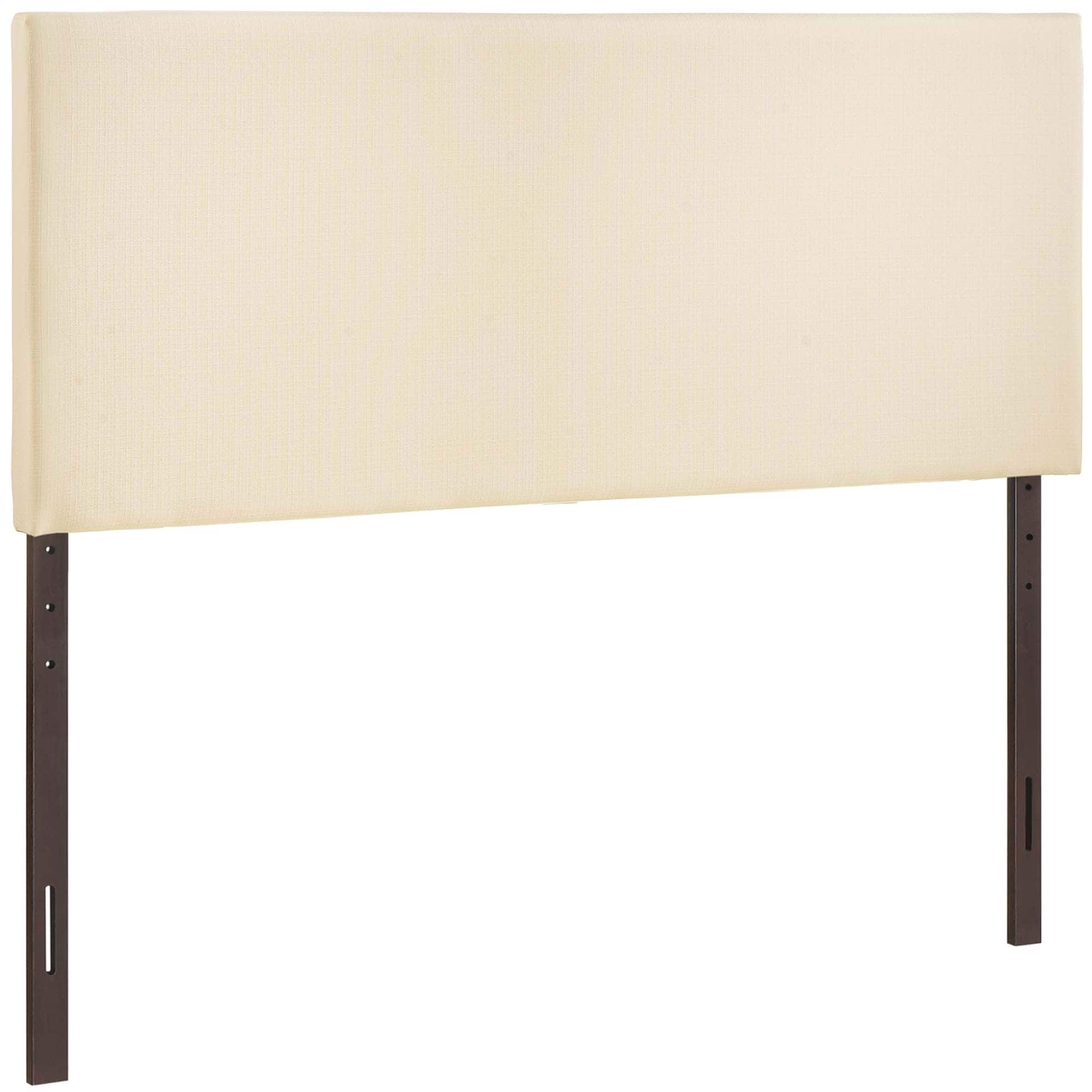 Region Upholstered Fabric King Headboard by Modway - White