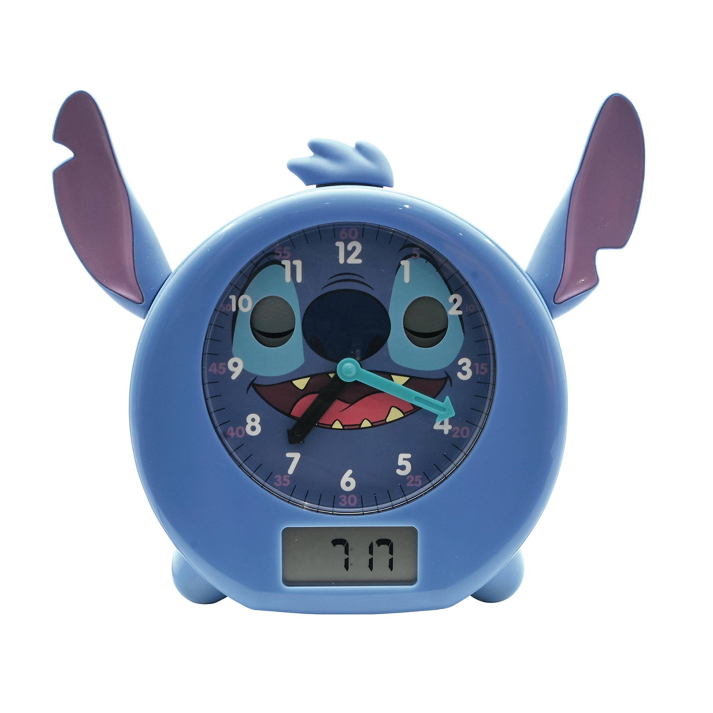 Front. Lexibook - Disney Stitch My Educational Sleep Companion with Night Light - BLUE.