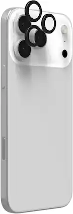 ZAGG - Glass Elite Anti-Reflective Lens Protector for Apple iPhone 17 Pro Max/Pro/16 Pro Max/Pro/15 Pro Max/Pro - Black