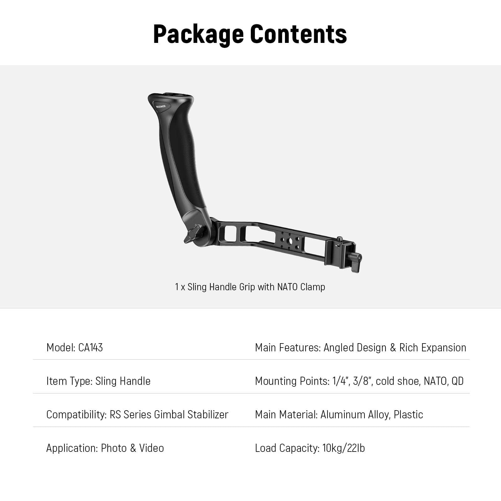 Neewer Sling Handle for DJI RS4/RS3/RS2 CA143 - Best Buy