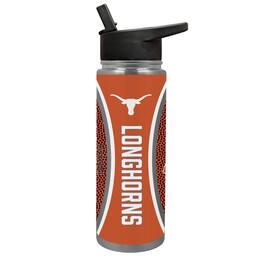 Great American Products - Texas Longhorns 24oz. Jr. Thirst Game Ball Hydration Bottle - Brown