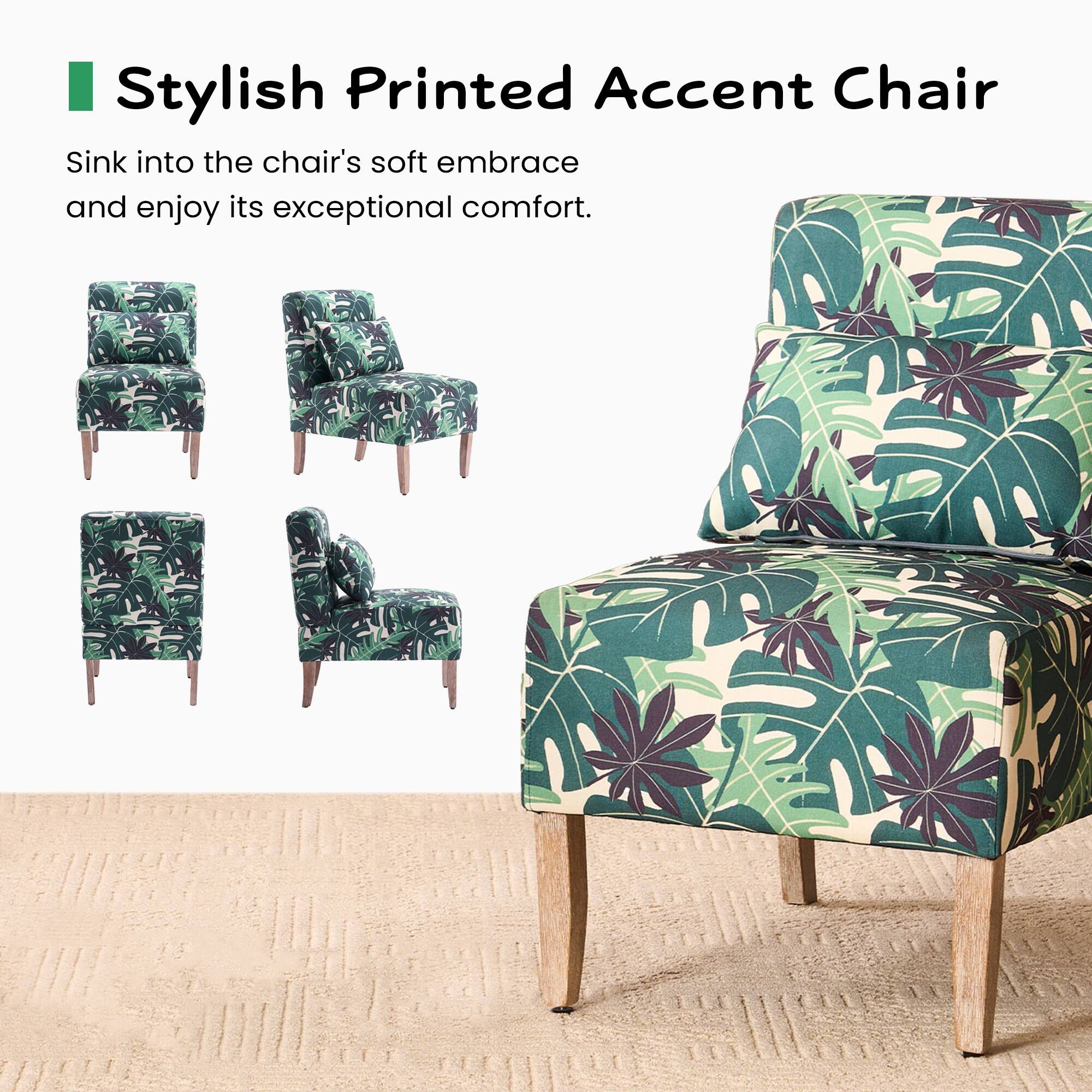 Stylish Printed Accent Chair

Sink into the chair's soft embrace and enjoy its exceptional comfort.