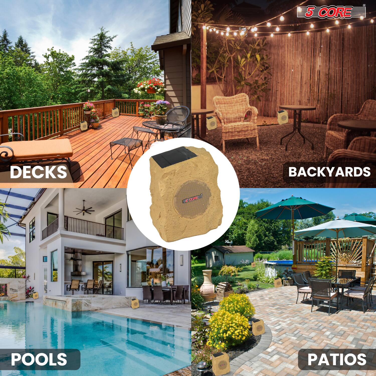 5 CORE DECKS BACKYARDS POOLS PATIOS