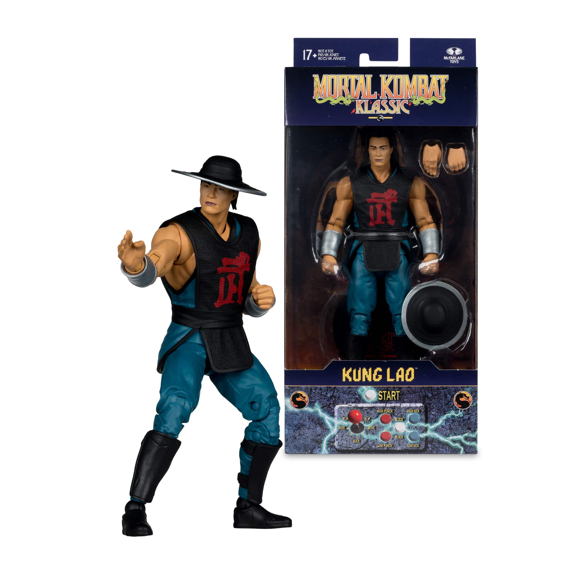 McFarlane Toys - Mortal Kombat Klassic Kung Lao 7.2" Action Figure